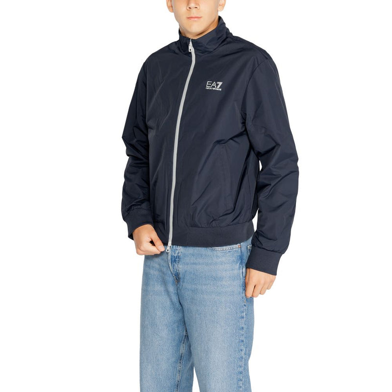 Blue Polyamide Jacket EA7 Emporio Armani