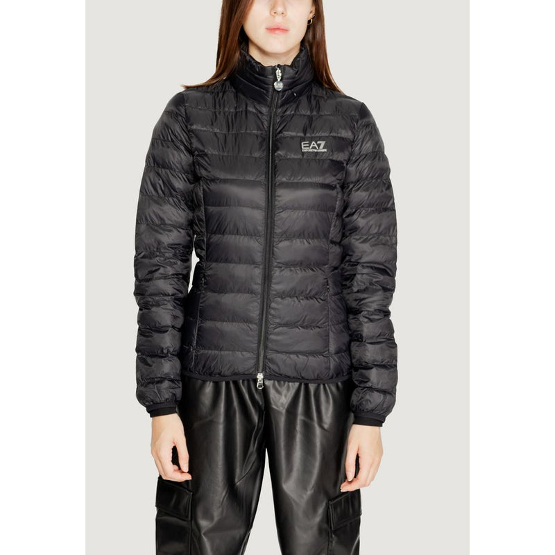 Black Polyamide Jackets & Coat EA7 Emporio Armani