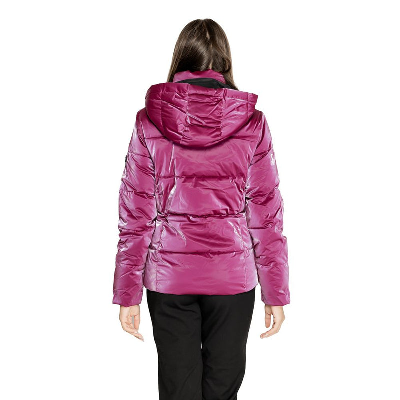 Purple Polyester Jackets & Coat Desigual