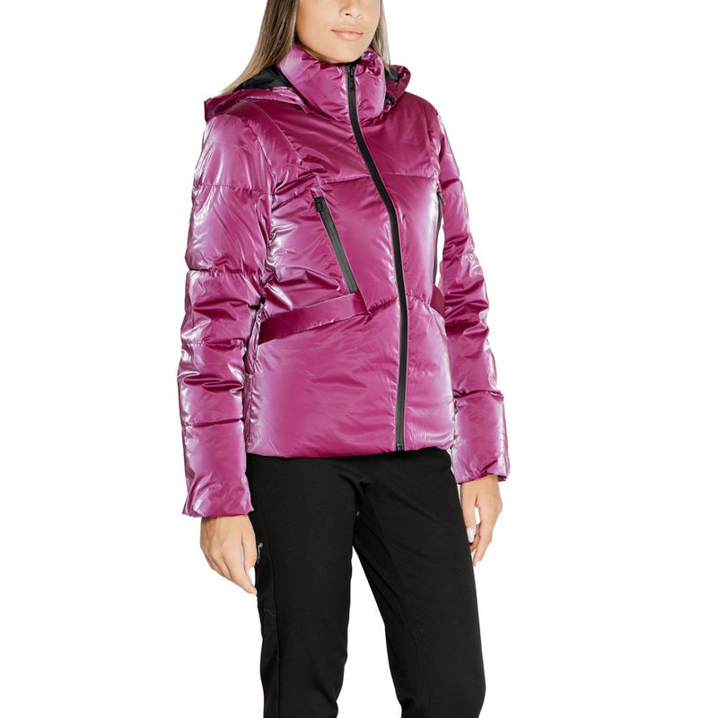 Purple Polyester Jackets & Coat Desigual