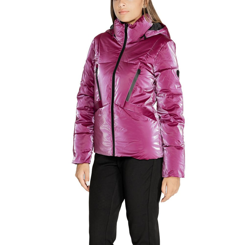 Purple Polyester Jackets & Coat Desigual