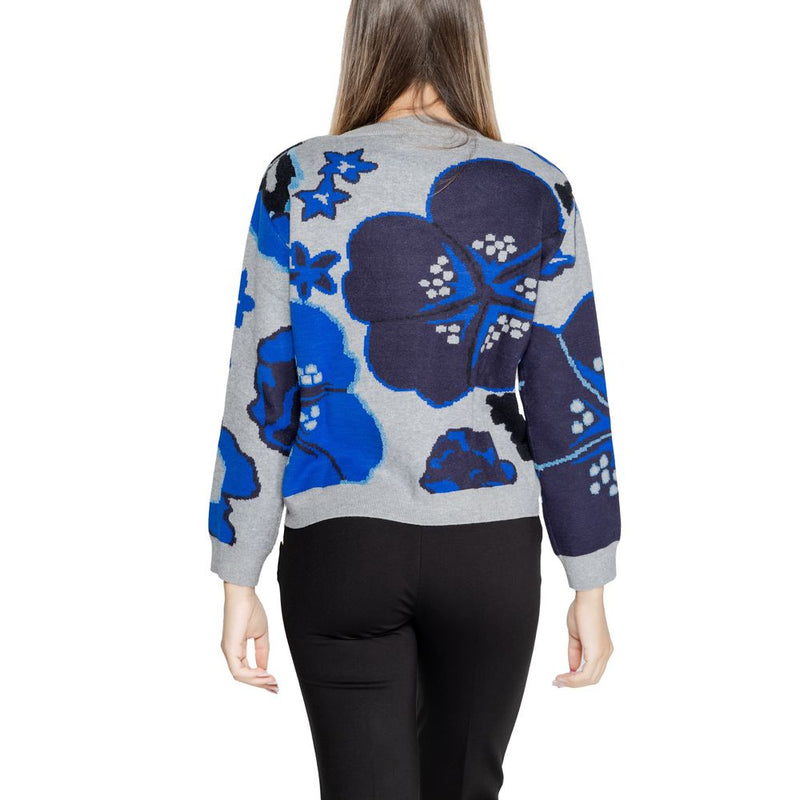 Gray Viscose Sweater Desigual