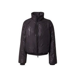 Black Polyester Jackets & Coat Armani Exchange