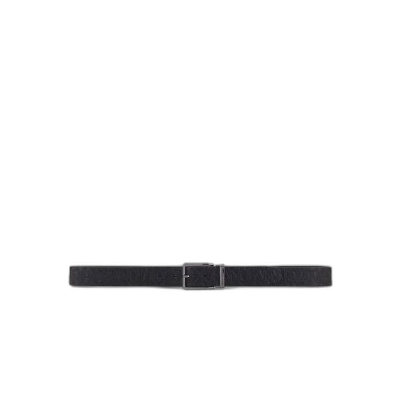 Black Polyester Belt Armani Exchange