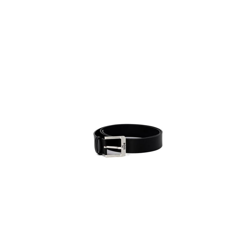 Black Leather Belt Hugo Boss