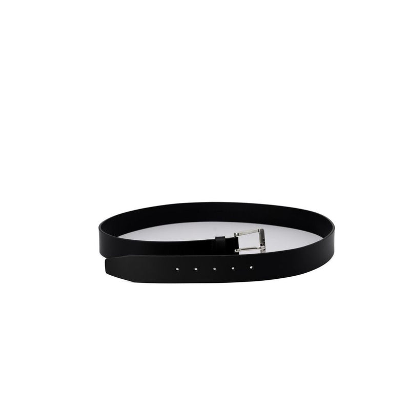 Black Leather Belt Hugo Boss