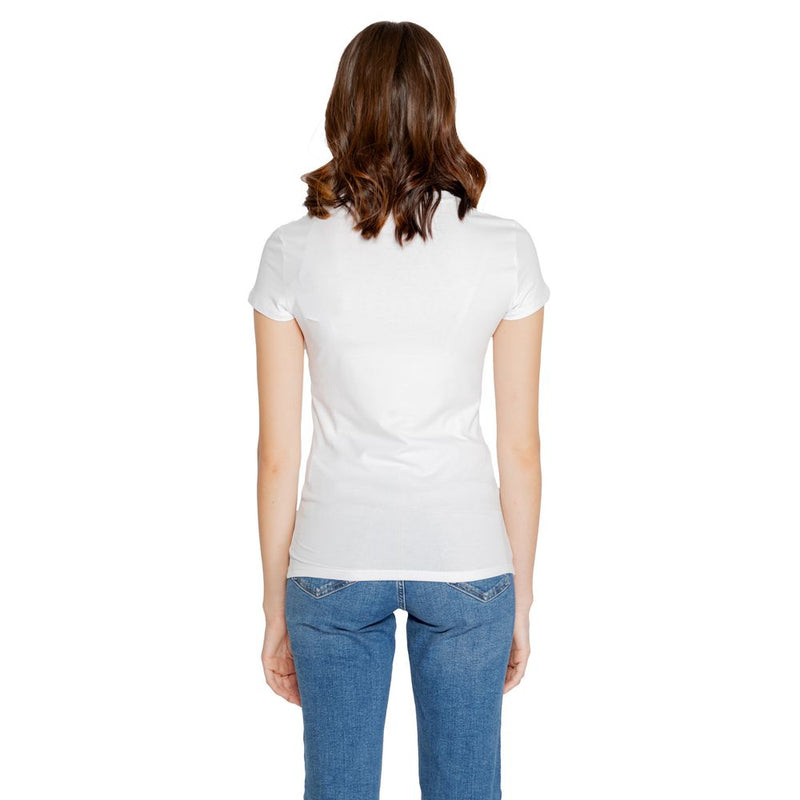 White Cotton Tops & T-Shirt Armani Exchange