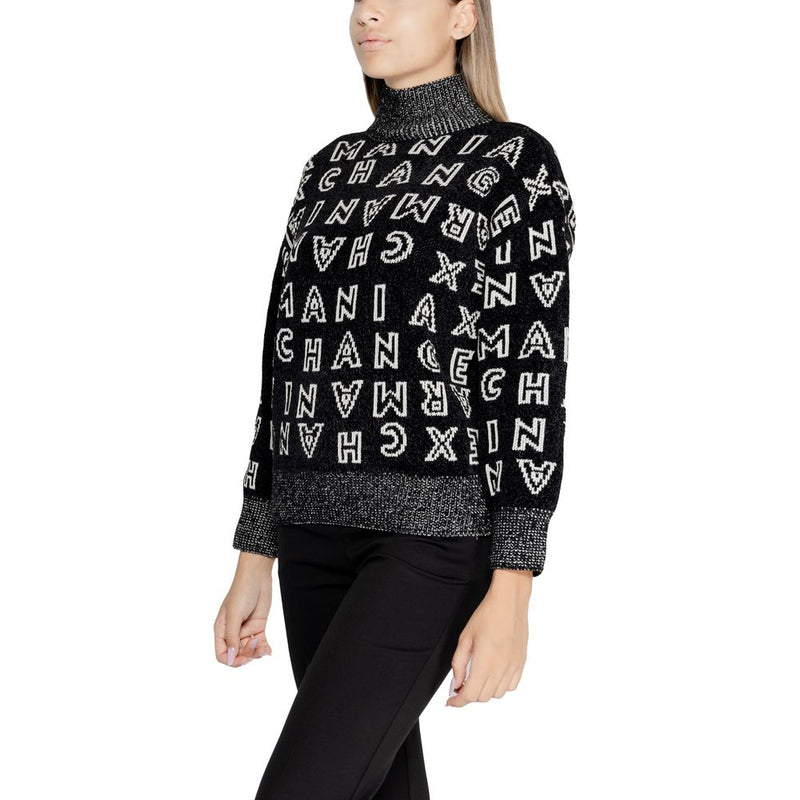 Black Polyester Sweater Armani Exchange