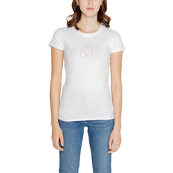 White Cotton Tops & T-Shirt Armani Exchange