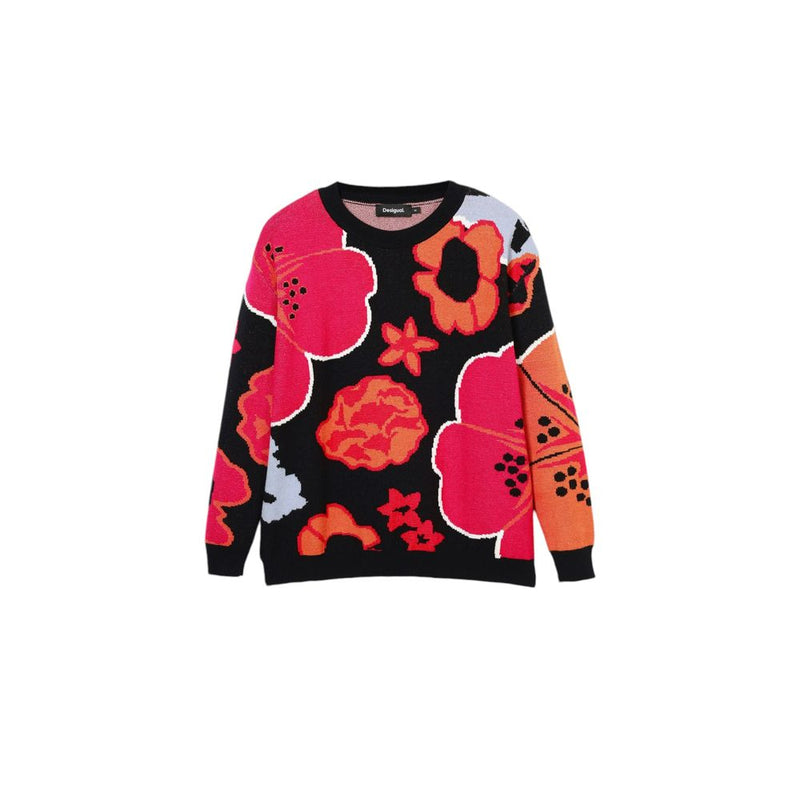 Black Viscose Sweater Desigual