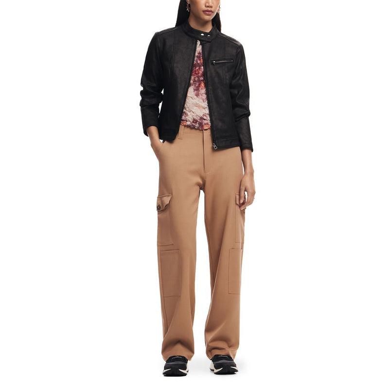 Beige Polyester Jeans & Pant Desigual