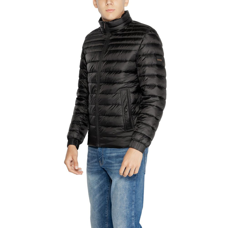 Black Polyamide Jacket Hugo Boss