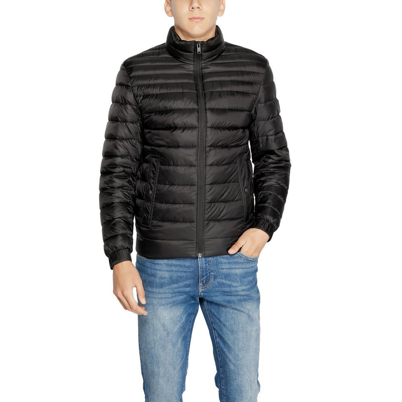 Black Polyamide Jacket Hugo Boss