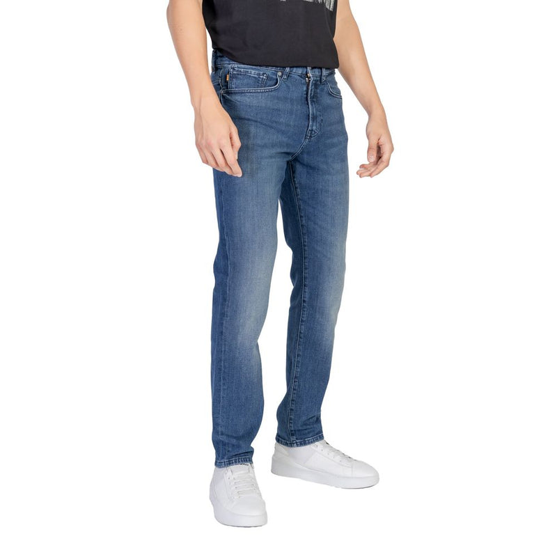 Blue Cotton Jeans & Pant Hugo Boss