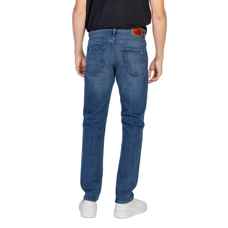 Blue Cotton Jeans & Pant Hugo Boss