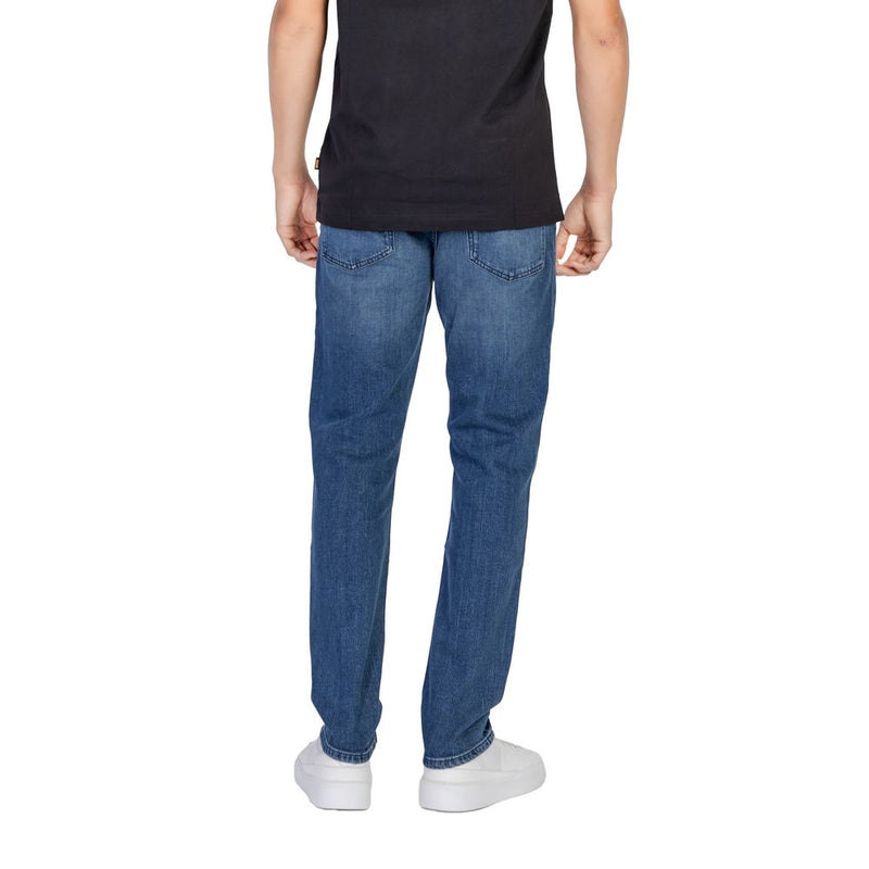 Blue Cotton Jeans & Pant Hugo Boss