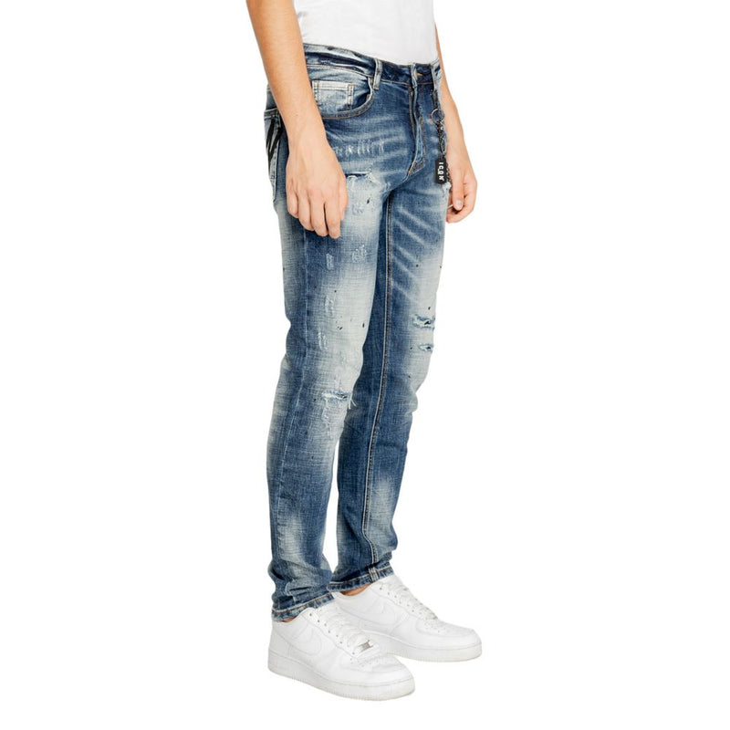 Blue Cotton Jeans & Pant Icon