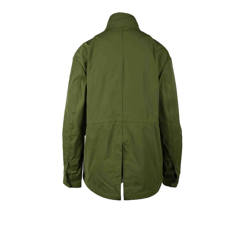 Green Polyester Jackets & Coat Love Moschino