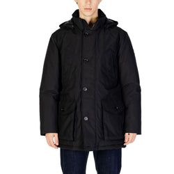 Black Polyester Jacket Hugo Boss