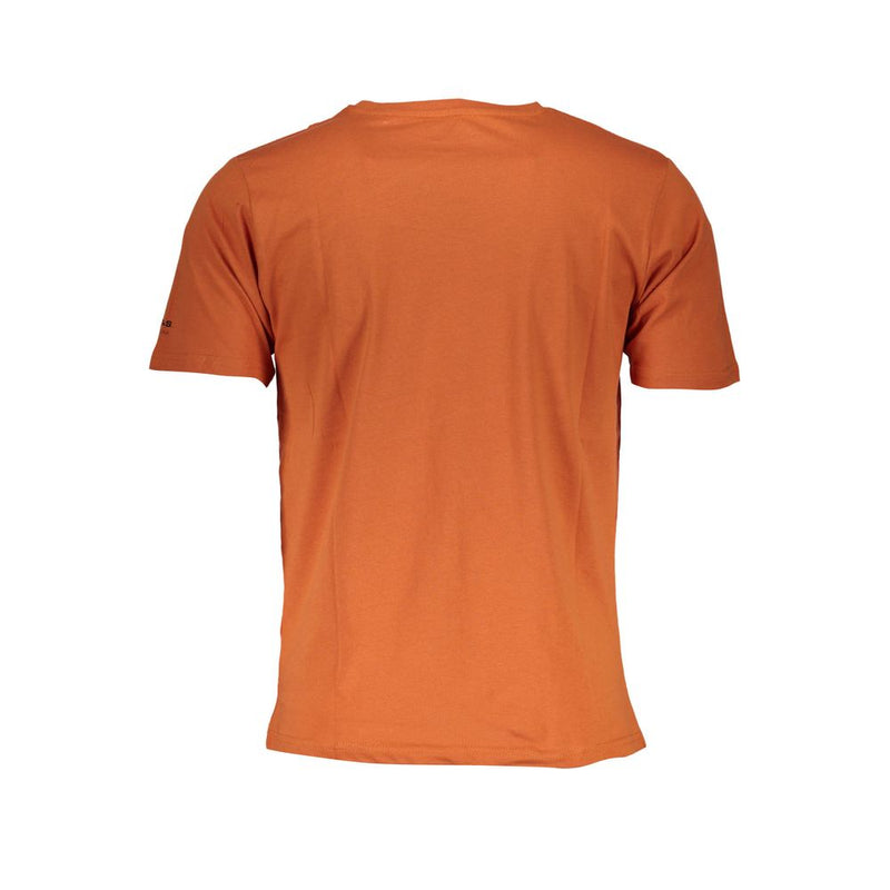 Orange Cotton T-Shirt Gas