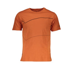 Orange Cotton T-Shirt Gas