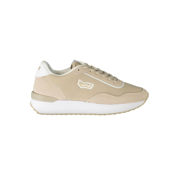 Beige Polyester Sneaker Gas