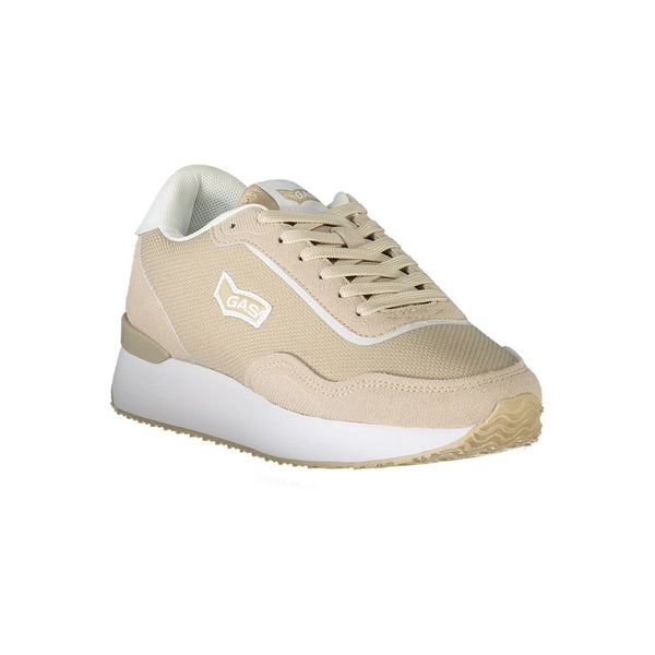 Beige Polyester Sneaker Gas