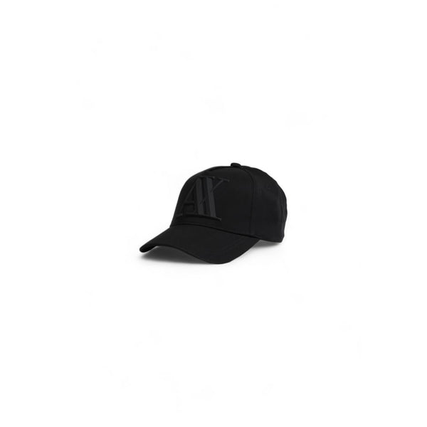 Black Polyester Hats & Cap Armani Exchange