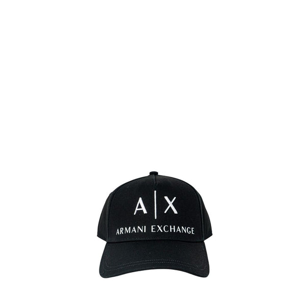 Black Cotton Hats & Cap Armani Exchange