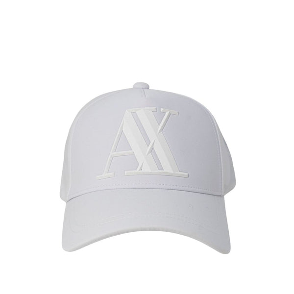 White Cotton Hats & Cap Armani Exchange