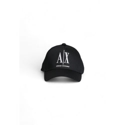 Black Cotton Hats & Cap Armani Exchange