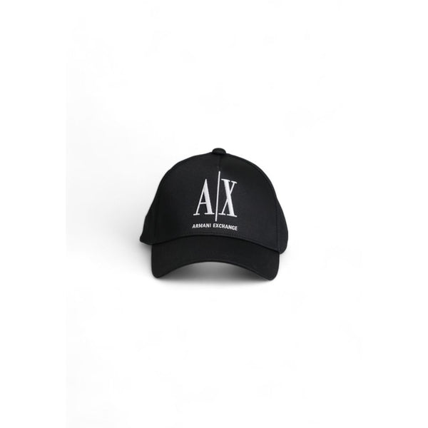 Black Cotton Hats & Cap Armani Exchange