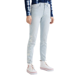 Light Blue Elastane Jeans & Pant Desigual