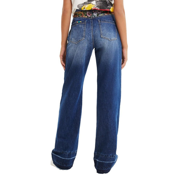 Blue Cotton Jeans & Pant Desigual