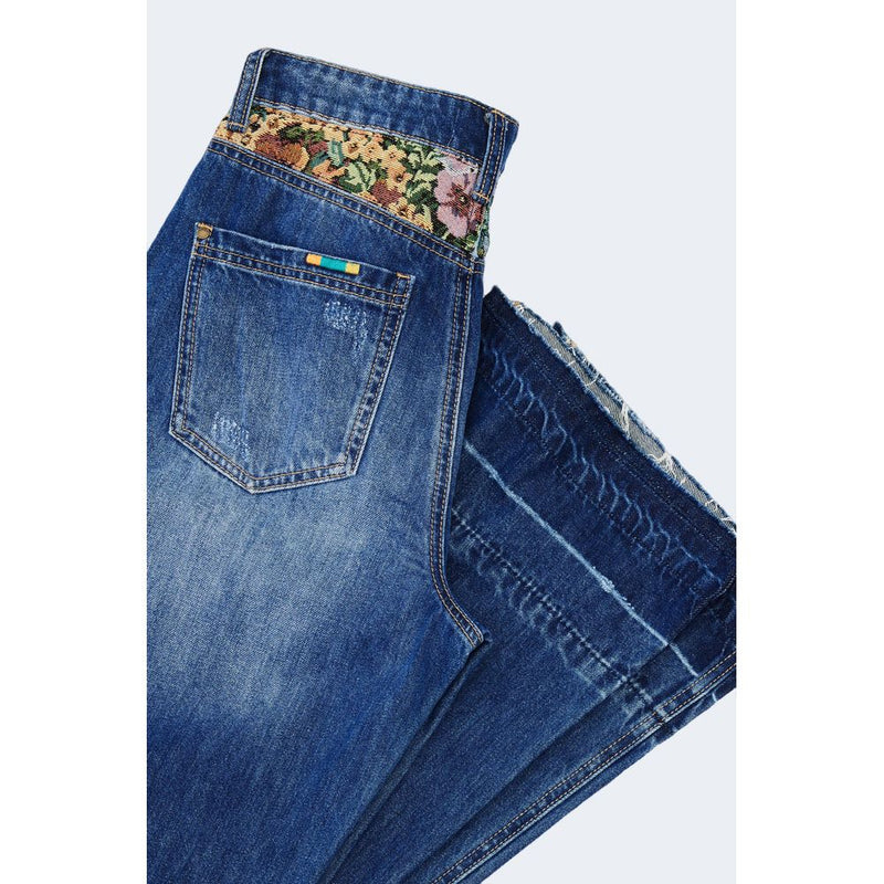 Blue Cotton Jeans & Pant Desigual