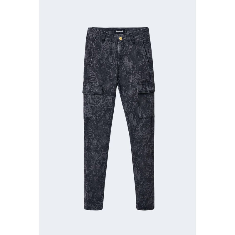 Black Cotton Jeans & Pant Desigual