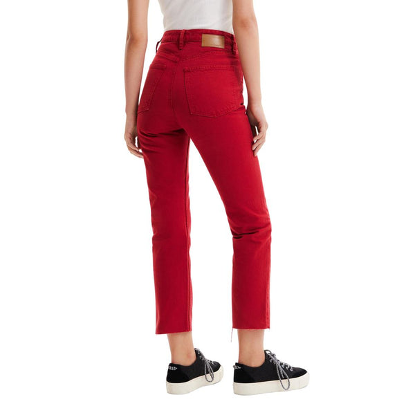 Bordeaux Cotton Jeans & Pant Desigual