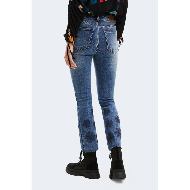 Blue Cotton Jeans & Pant Desigual