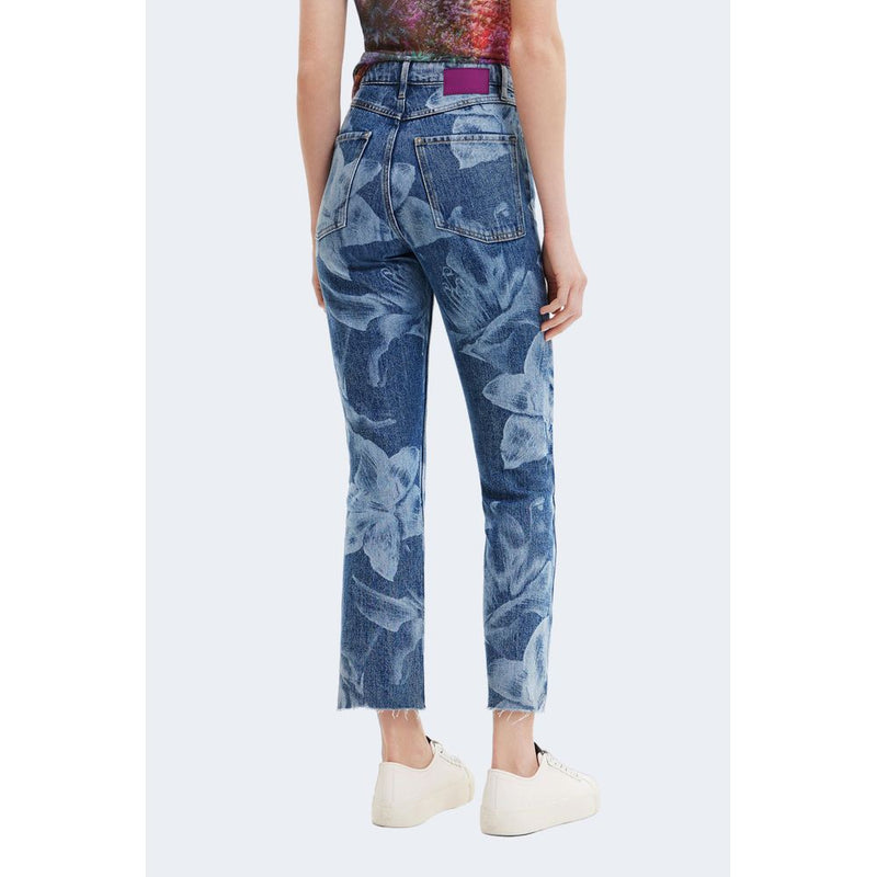 Blue Cotton Jeans & Pant Desigual