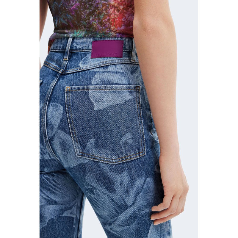 Blue Cotton Jeans & Pant Desigual