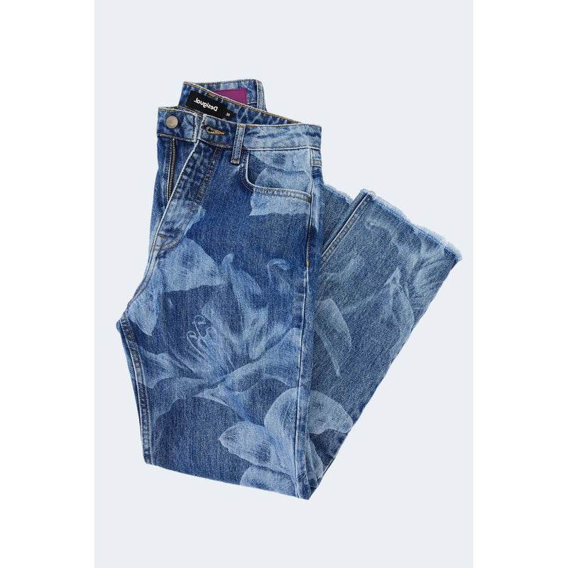 Blue Cotton Jeans & Pant Desigual