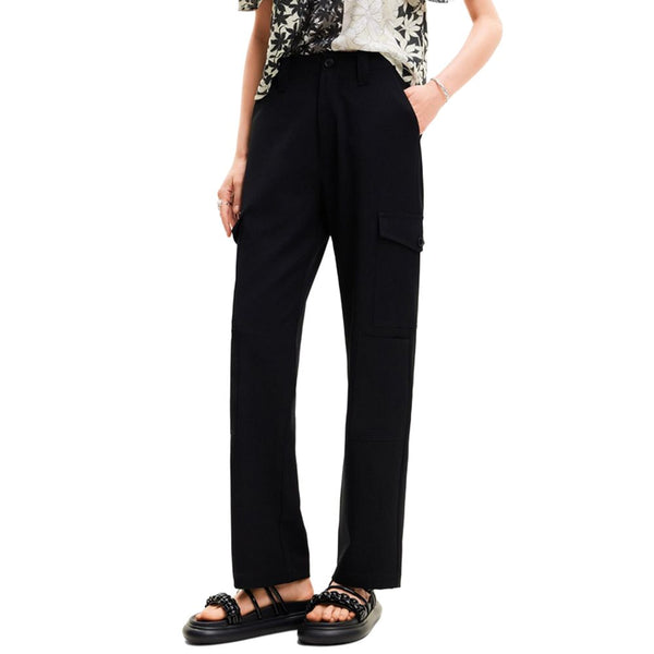 Black Polyester Jeans & Pant Desigual