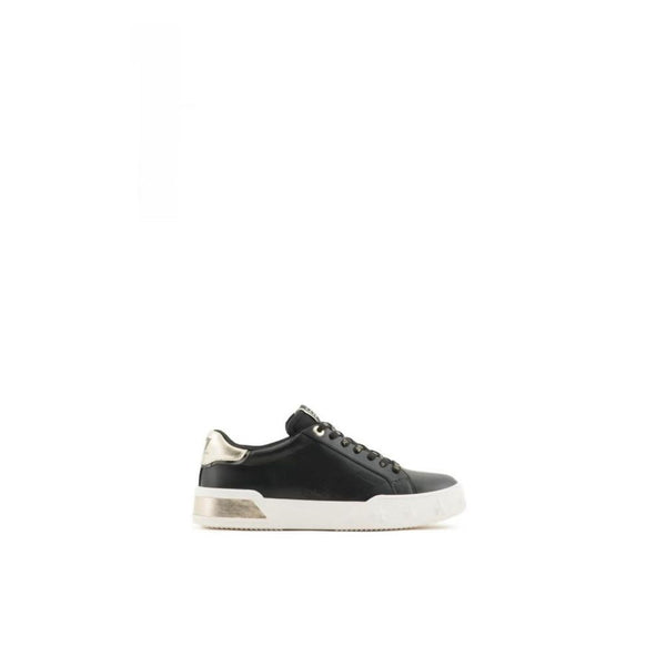 Black And White Polyester Sneaker EA7 Emporio Armani