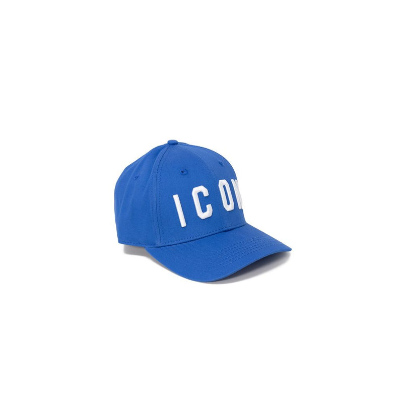 Blue Cotton Hats & Cap Icon