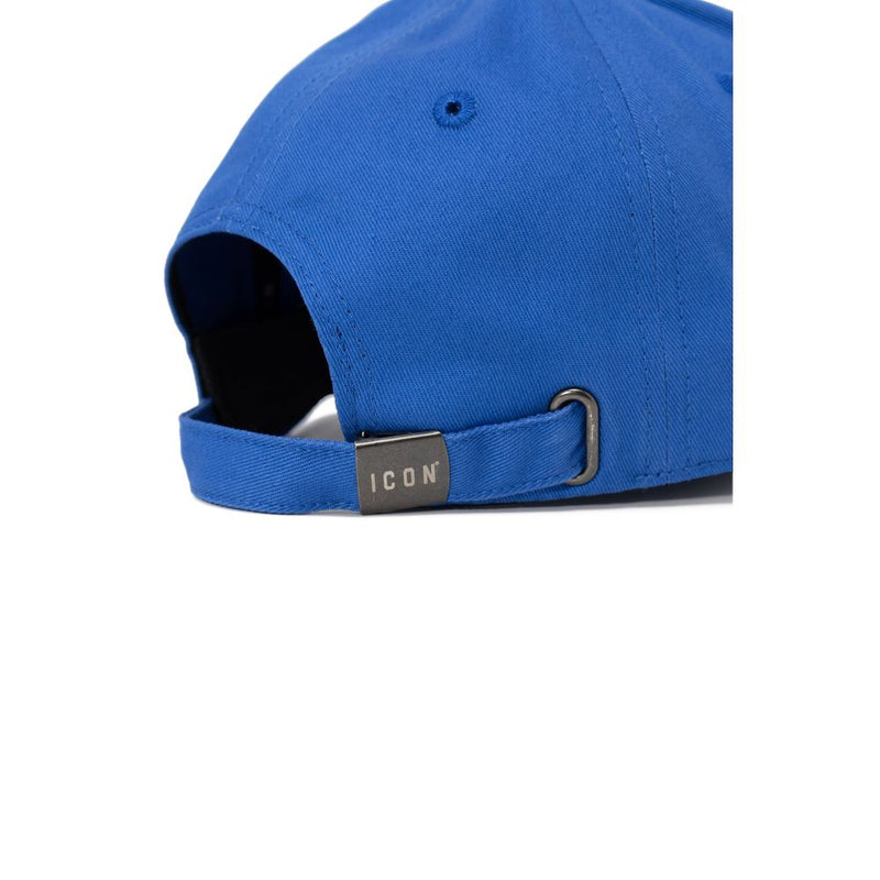 Blue Cotton Hats & Cap Icon