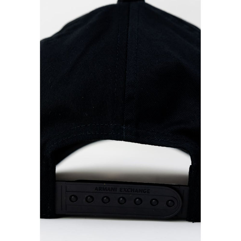 Black Cotton Hats & Cap Armani Exchange