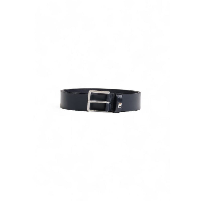 Blue Leather Belt Hugo Boss