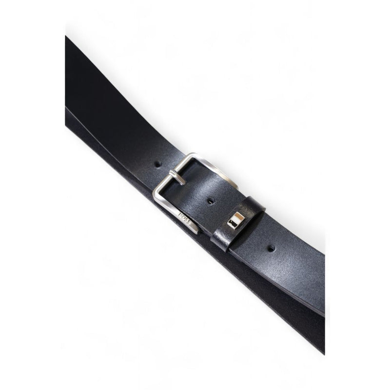 Blue Leather Belt Hugo Boss