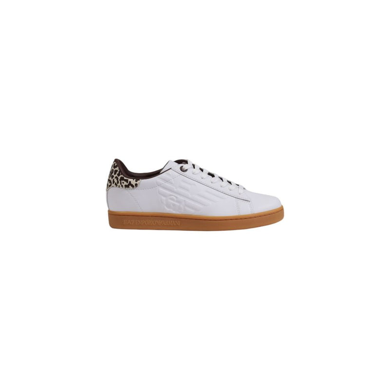 Beige Leather Sneaker EA7 Emporio Armani