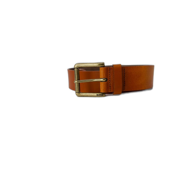 Beige Leather Belt Hugo Boss